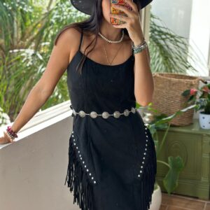 Vestido vaquero negro