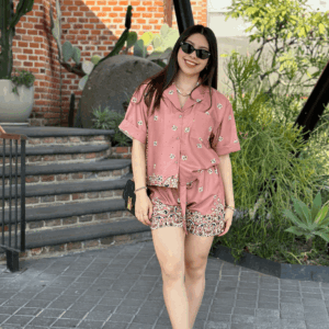 Blusa durazno con diseño