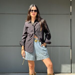 Camisa Negra de Vestir