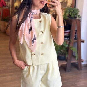 Chaleco de Vestir Amarillo