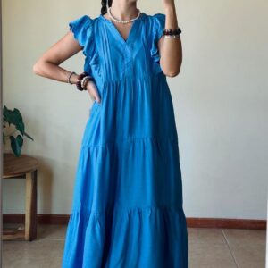 Vestido Azul Largo