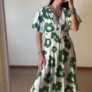 Vestido Floral Verde