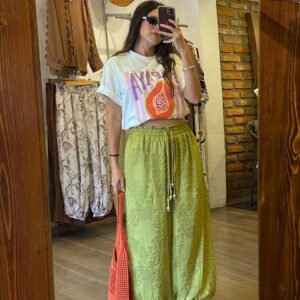 Pantalon Verde Globo