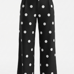 Jeans Negro Polka Dots Recto