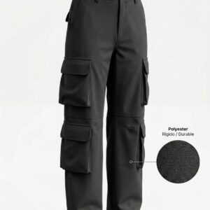 Pantalon Cargo Negro