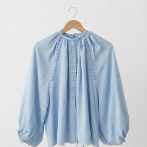 Blusa Azul Bebe Chifon