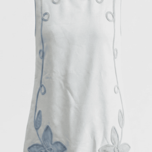 Vestido Blanco Bordado