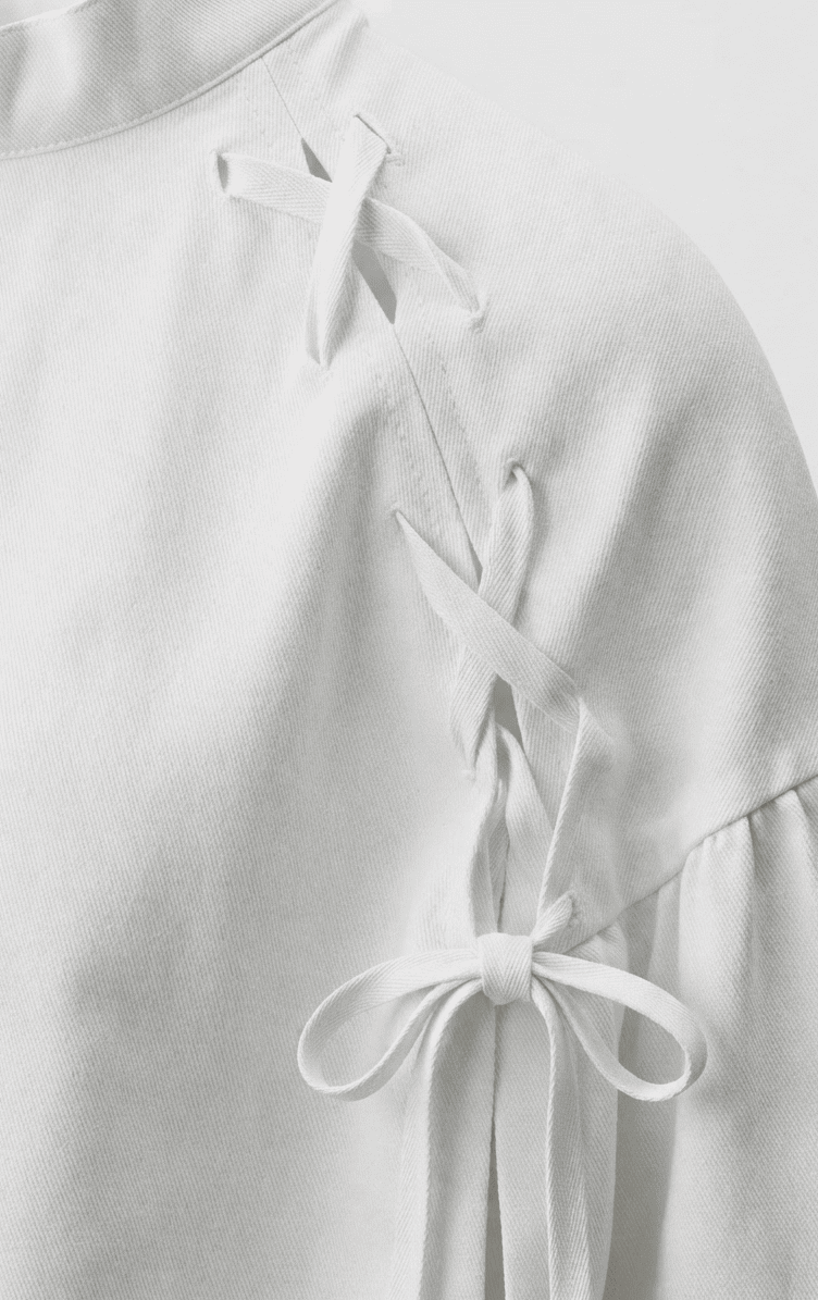 Vestido Túnica Blanco - Imagen 2