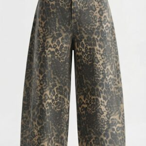Jeans Animal Print Oscuro